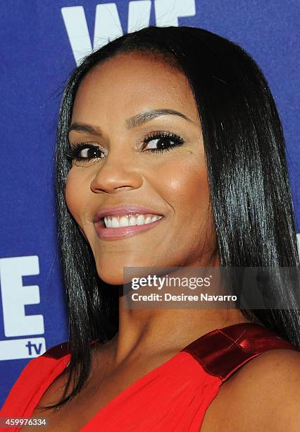 Ellen Rucker Carter attends 'SWV', 'Love Thy Sister' And 'Match Made In Heaven' Red Carpet Event at 54 Below on December 4, 2014 in New York City.