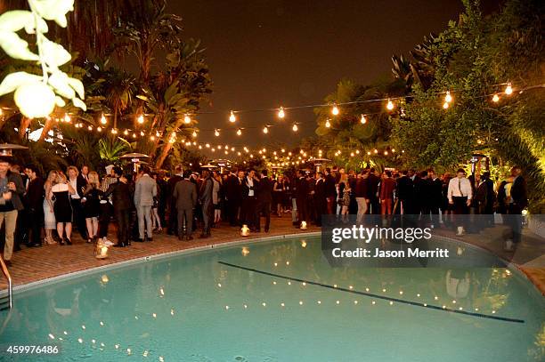 General view of atmosphere at the 2014 GQ Men Of The Year party at Chateau Marmont on December 4, 2014 in Los Angeles, California.