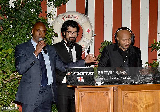 Comedian Dave Chappelle speaks at the 2014 GQ Men Of The Year party at Chateau Marmont on December 4, 2014 in Los Angeles, California.