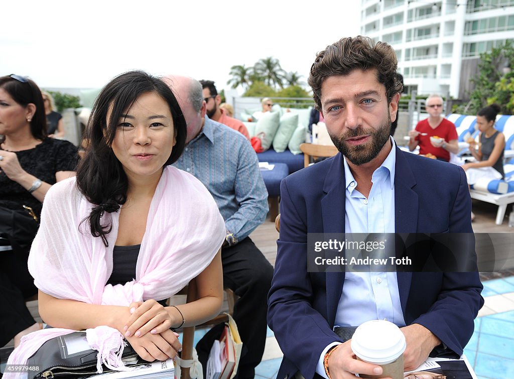 Design Dialogue Hosted By SURFACE Magazine Featuring Julian Schnabel And Mr. Chow During Art Basel Miami 2014