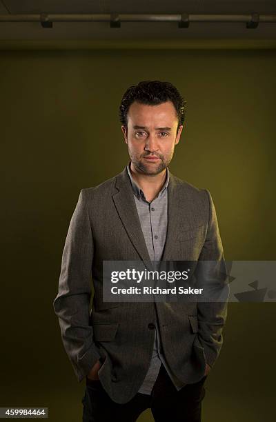 Actor Daniel Mays is photographed for the Observer on September 17, 2014 in London, England.