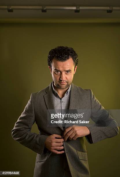 Actor Daniel Mays is photographed for the Observer on September 17, 2014 in London, England.