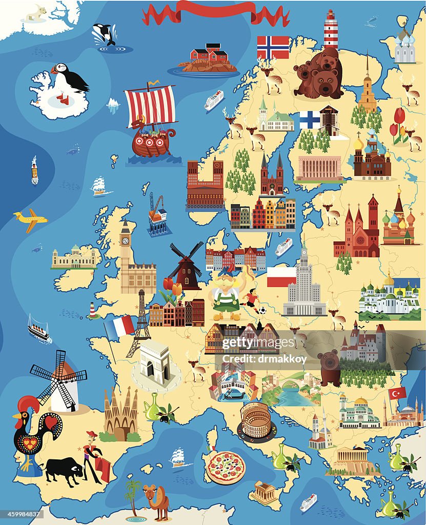 Europa Fumetto mappa