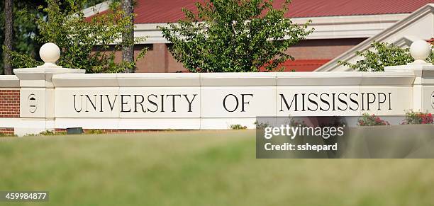 university of mississippi sign - oxford mississippi stock pictures, royalty-free photos & images