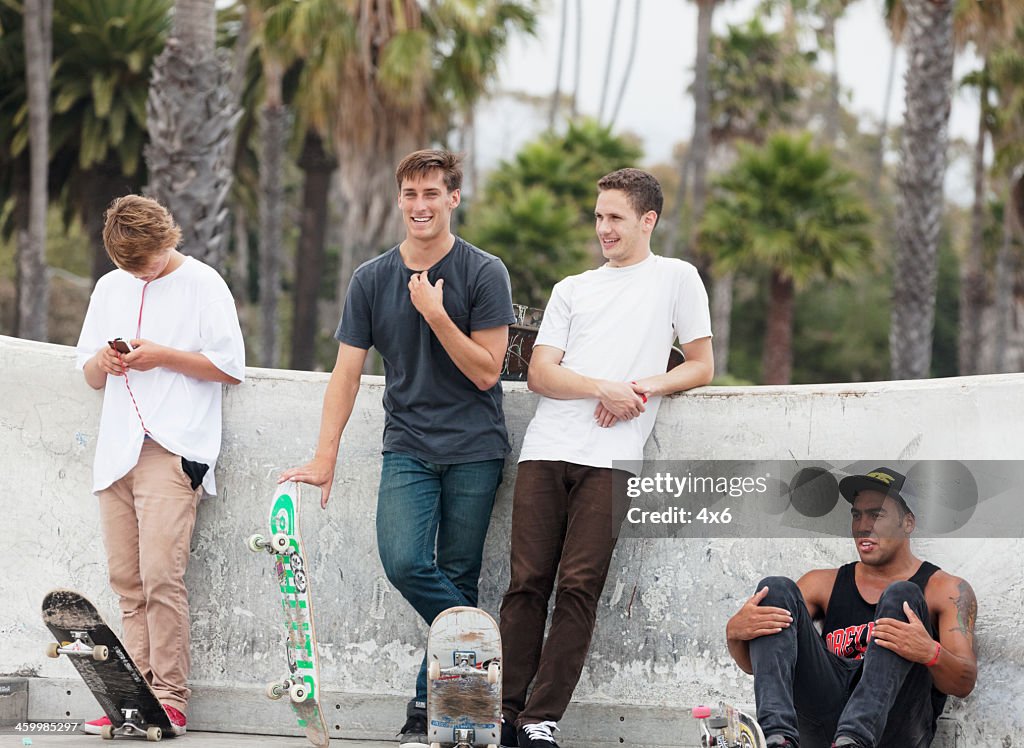 Skaters at Skater's Point, California