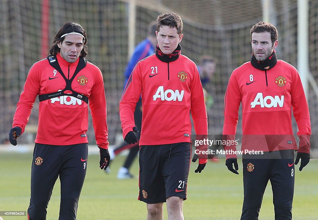 Manchester United Training and Press Conference