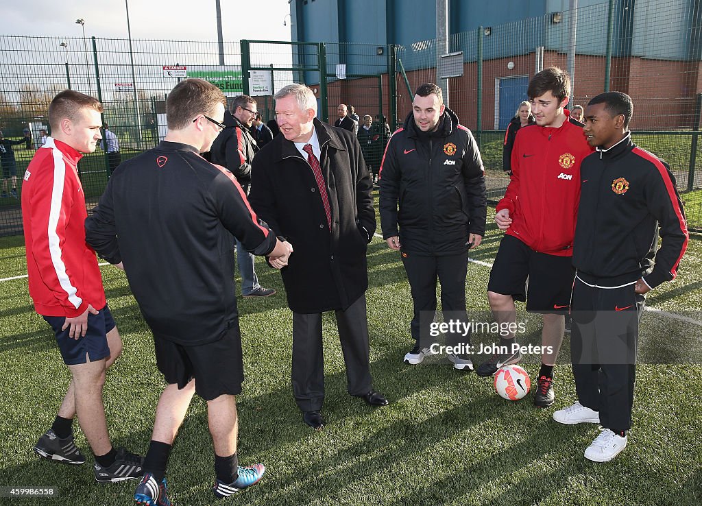 Sir Alex Ferguson Opens New 3G Pitches at the Manchester Enterprise Academy