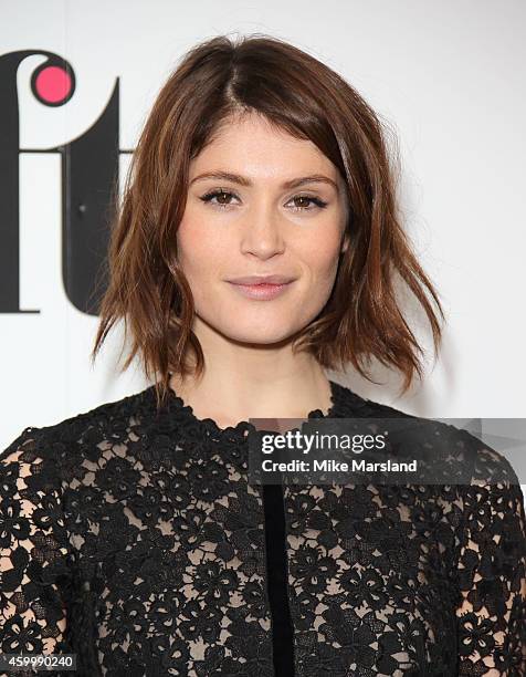 Gemma Arterton attends the Sky Women In Film and TV Awards at London Hilton on December 5, 2014 in London, England.