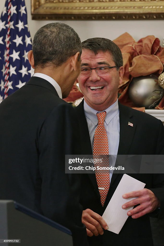 President Obama Nominates Ashton Carter To Replace Hagel As Defense Secretary