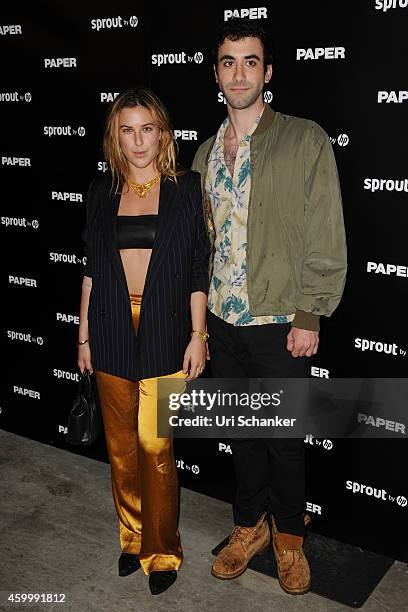 Scout Willis and Matt Sukkar attend Paper Magazine, Sprout By HP & DKNY Break The Internet Issue Release - Arrivals at 1111 Lincoln Road on December...