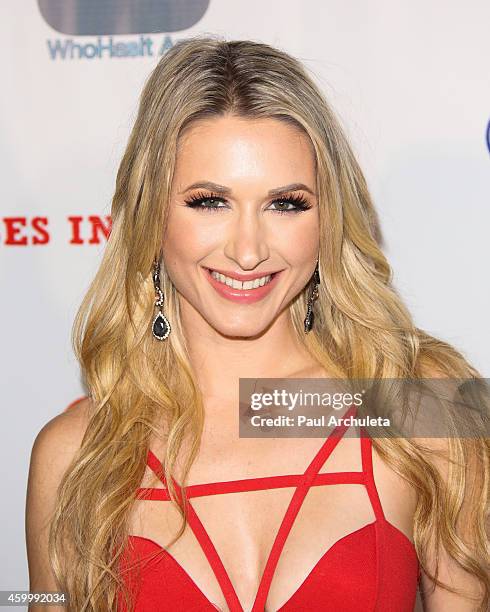 Playboy Radio / TV Personality Andrea Lowell attends the 7th Annual "Babes In Toyland" charity toy drive benefiting "Promises 2 Kids" at Station...