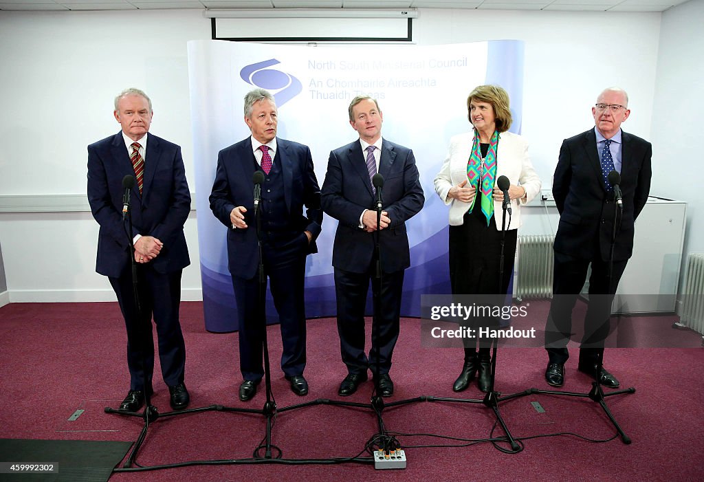 North South Ministerial Council Meeting at the NSMC headquarters in Upper English Street, Armagh