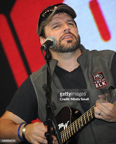 Mark Wills performs during the NFR Cowboy Fanfest 2014 at the Las Vegas Convention Center on December 5, 2014 in Las Vegas, Nevada.