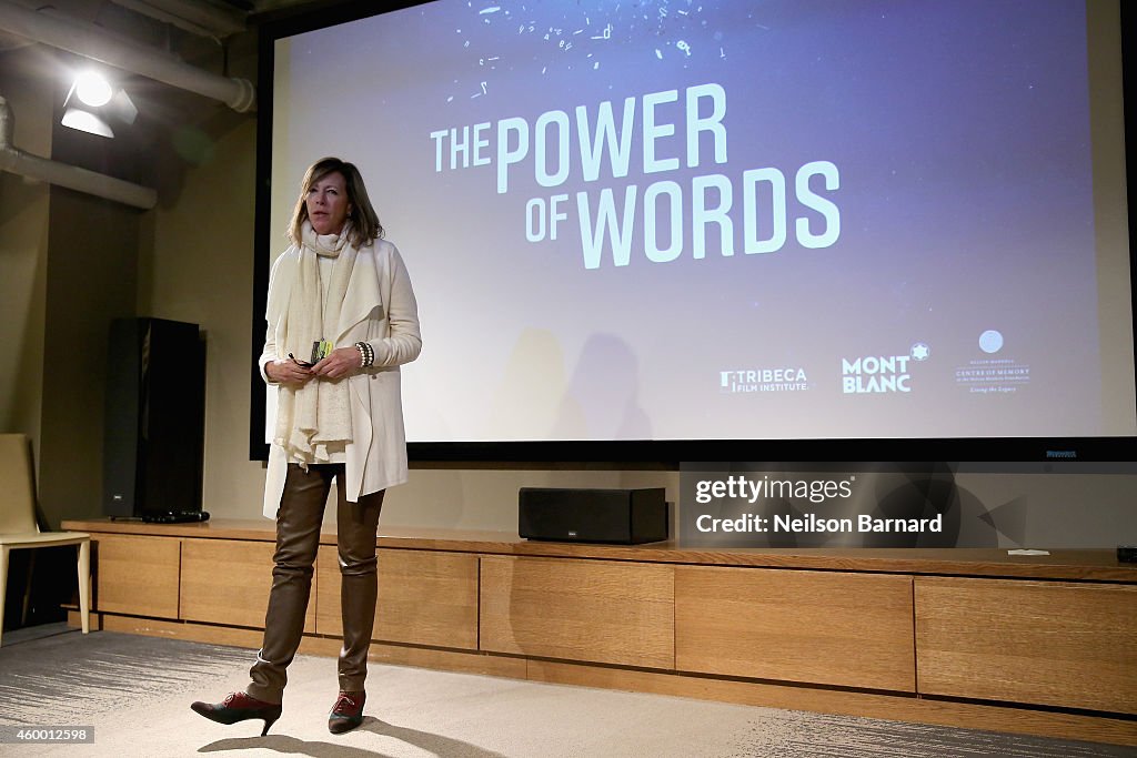 Montblanc Hosts "Power of Words" NYC Film Premiere In Tribute To Nelson Mandela