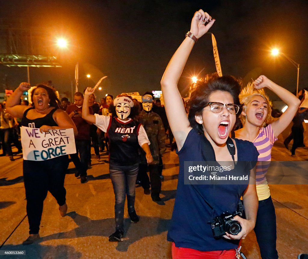 Protests continue in response to Eric Garner chokehold decision