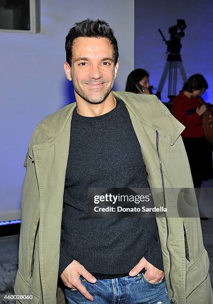 Magazine editor George Kotsiopoulos attends the launch of Just One Eye's Ulysses Tier 1: The Ultimate Disaster Relief Kit on December 5, 2014 in Los...