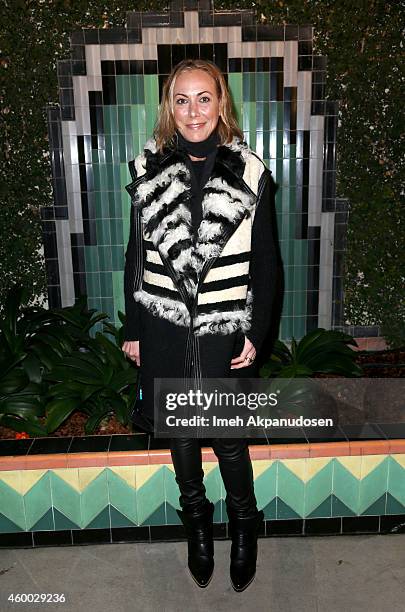 Angelique Soave attends the launch of Just One Eye's Ulysses Tier 1: The Ultimate Disaster Relief Kit on December 5, 2014 in Los Angeles, California.