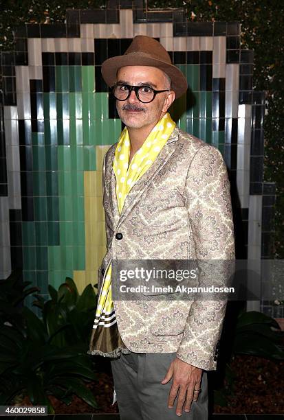 Stylist Patrick Milani attends the launch of Just One Eye's Ulysses Tier 1: The Ultimate Disaster Relief Kit on December 5, 2014 in Los Angeles,...