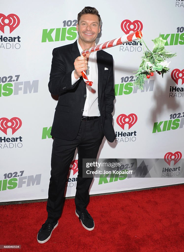 KIIS FM's Jingle Ball 2014 - Los Angeles, CA - Press Line