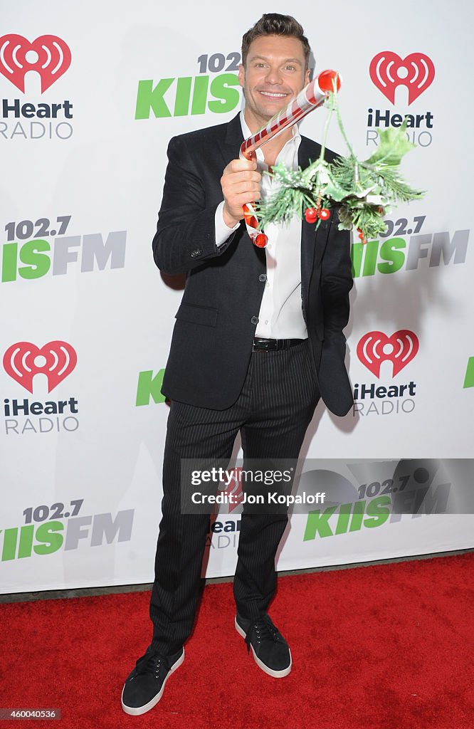 KIIS FM's Jingle Ball 2014 - Los Angeles, CA - Press Line