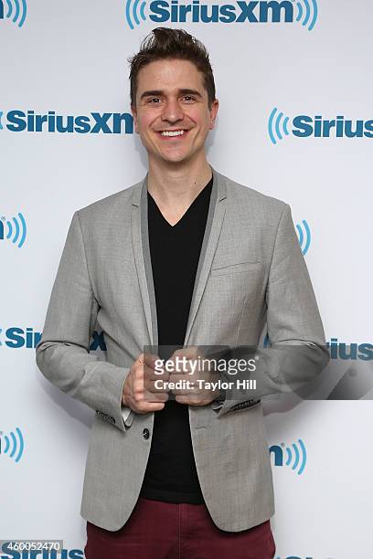 Adam Trent of The Illusionists visits the SiriusXM Studios on December 5, 2014 in New York City.