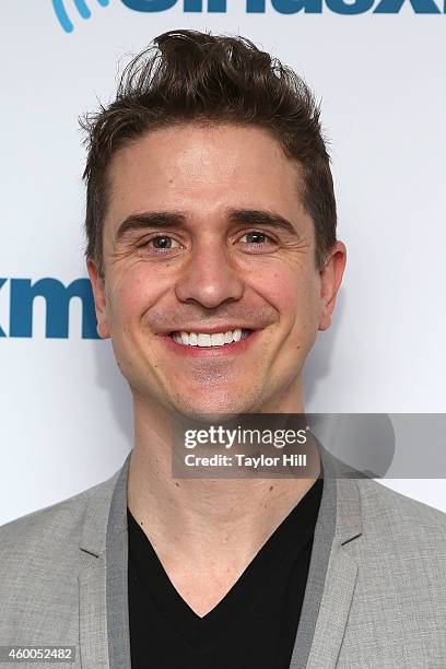 Adam Trent of The Illusionists visits the SiriusXM Studios on December 5, 2014 in New York City.