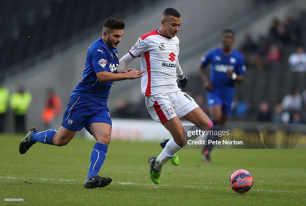 MK Dons v Chesterfield - FA Cup Second Round