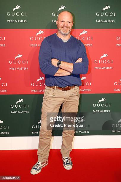 Philippe Etchebest attends Day 3 of the Gucci Paris Masters 2014 on December 6, 2014 in Villepinte, France.