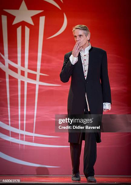 Jeremy Irons attends the Tribute to Jeremy Irons as part of the 14th Marrakech International Film Festival December 6, 2014 in Marrakech, Morocco.