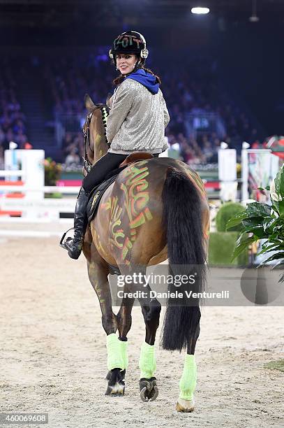 Charlotte Casiraghi attends the Gucci Paris Masters 2014 at Paris Nord Villepinte on December 6, 2014 in Paris, France.