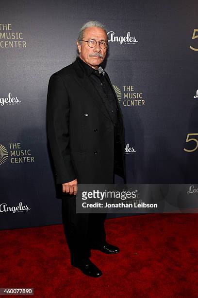 Actor Edward James Olmos attends The Music Center's 50th Anniversary Spectacular at The Music Center on December 6, 2014 in Los Angeles, California.