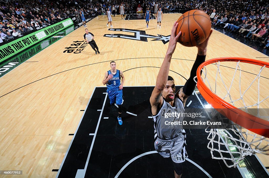 Minnesota Timberwolves v San Antonio Spurs