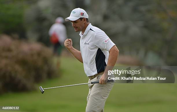 Padraig Harrington of Ireland in action of Ireland in action during round four of the Indonesia Open at Damai Indah Golf, Pantai Indah Kapuk Course...