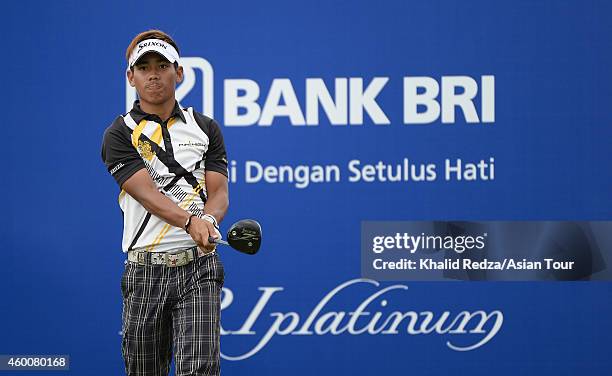 Thanyakon Khrongpha of Thailand in action during round four of the Indonesia Open at Damai Indah Golf, Pantai Indah Kapuk Course on December 7, 2014...