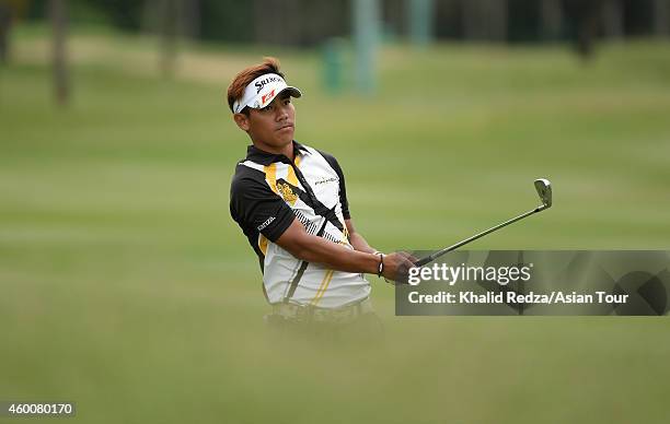 Thanyakon Khrongpha of Thailand in action during round four of the Indonesia Open at Damai Indah Golf, Pantai Indah Kapuk Course on December 7, 2014...