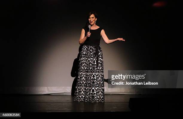 Actress Jane Kaczmarek speaks onstage during The Music Center's 50th Anniversary Spectacular at The Music Center on December 6, 2014 in Los Angeles,...
