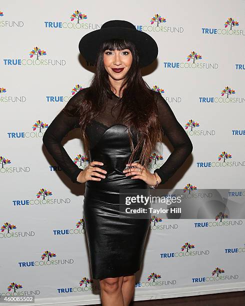 Jackie Cruz attends Cyndi Lauper's 4th Annual "Home For The Holidays" Benefit Concert at Beacon Theatre on December 6, 2014 in New York City.