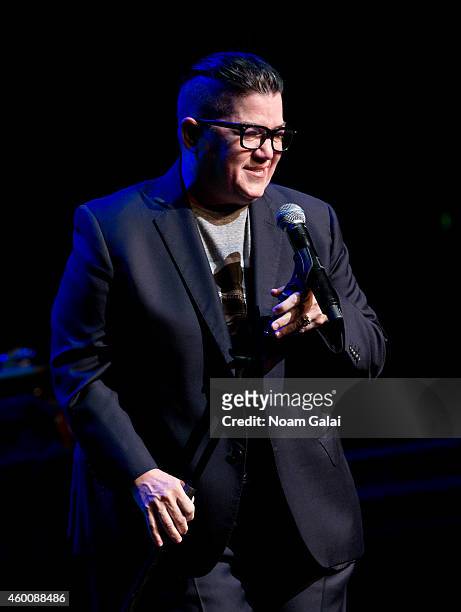 Lea DeLaria performs during the 4th Annual "Home For The Holidays" Benefit Concert at Beacon Theatre on December 6, 2014 in New York City.