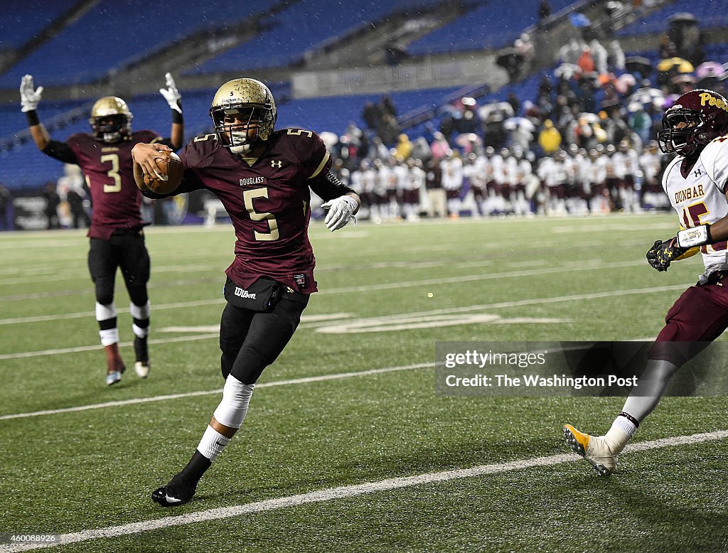 Maryland High School 2A Football State Championship: Douglass vs. Dunbar (Baltimore)