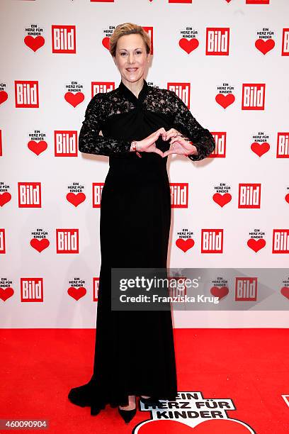 Bettina Wulff attends the Ein Herz Fuer Kinder Gala 2014 - Red Carpet Arrivals on December 6, 2014 in Berlin, Germany.