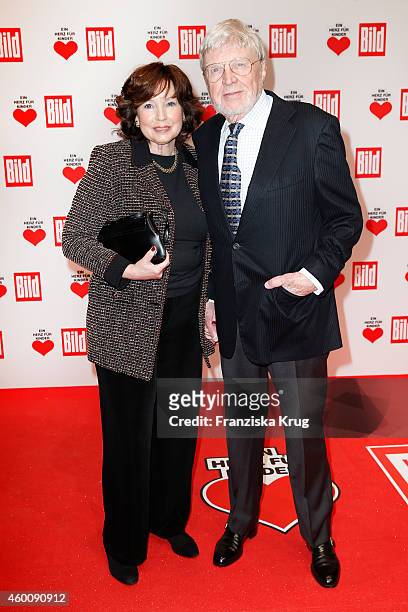 Hardy Krueger and Anita Krueger attend the Ein Herz Fuer Kinder Gala 2014 - Red Carpet Arrivals on December 6, 2014 in Berlin, Germany.