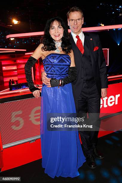 Dunja Rajter and Michael Eichler attend the Ein Herz Fuer Kinder Gala 2014 - Red Carpet Arrivals on December 6, 2014 in Berlin, Germany.