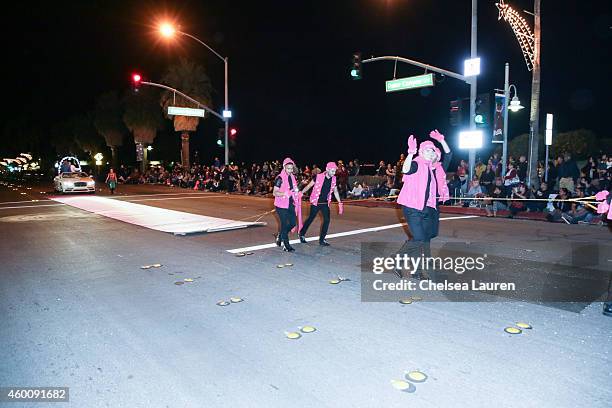 General view of the atmosphere at Palm Springs Festival Of Lights Parade the on December 6, 2014 in Palm Springs, California.