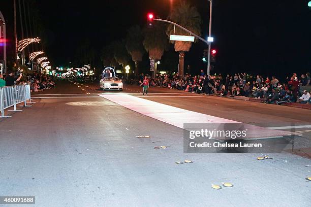 General view of the atmosphere at Palm Springs Festival Of Lights Parade the on December 6, 2014 in Palm Springs, California.