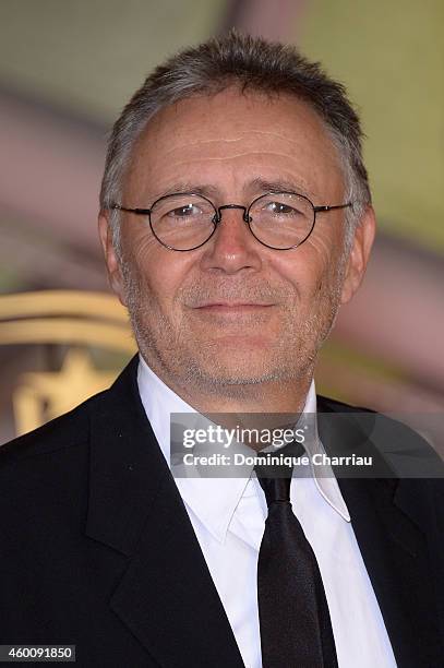 Pierre Jolivet attends the Evening Tribute To Jeremy Irons as part of the 14th Marrakech International Film Festival on December 6, 2014 in...