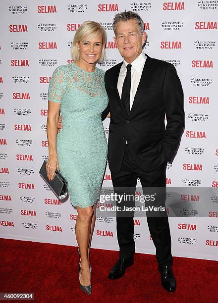 Yolanda Foster and David Foster attend the "Selma" and the Legends Who Paved the Way gala at Bacara Resort on December 6, 2014 in Goleta, California.