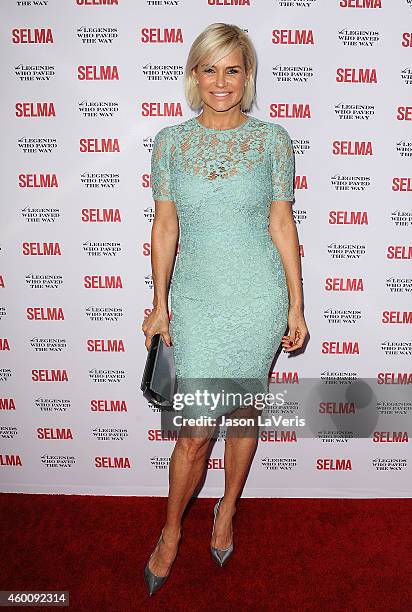 Yolanda Foster attends the "Selma" and the Legends Who Paved the Way gala at Bacara Resort on December 6, 2014 in Goleta, California.