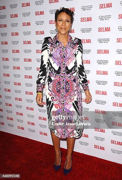 Robin Roberts attends the "Selma" and the Legends Who Paved the Way gala at Bacara Resort on December 6, 2014 in Goleta, California.