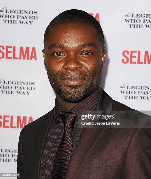 Actor David Oyelowo attends the "Selma" and the Legends Who Paved the Way gala at Bacara Resort on December 6, 2014 in Goleta, California.