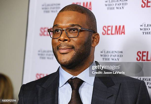 Actor Tyler Perry attends the "Selma" and the Legends Who Paved the Way gala at Bacara Resort on December 6, 2014 in Goleta, California.